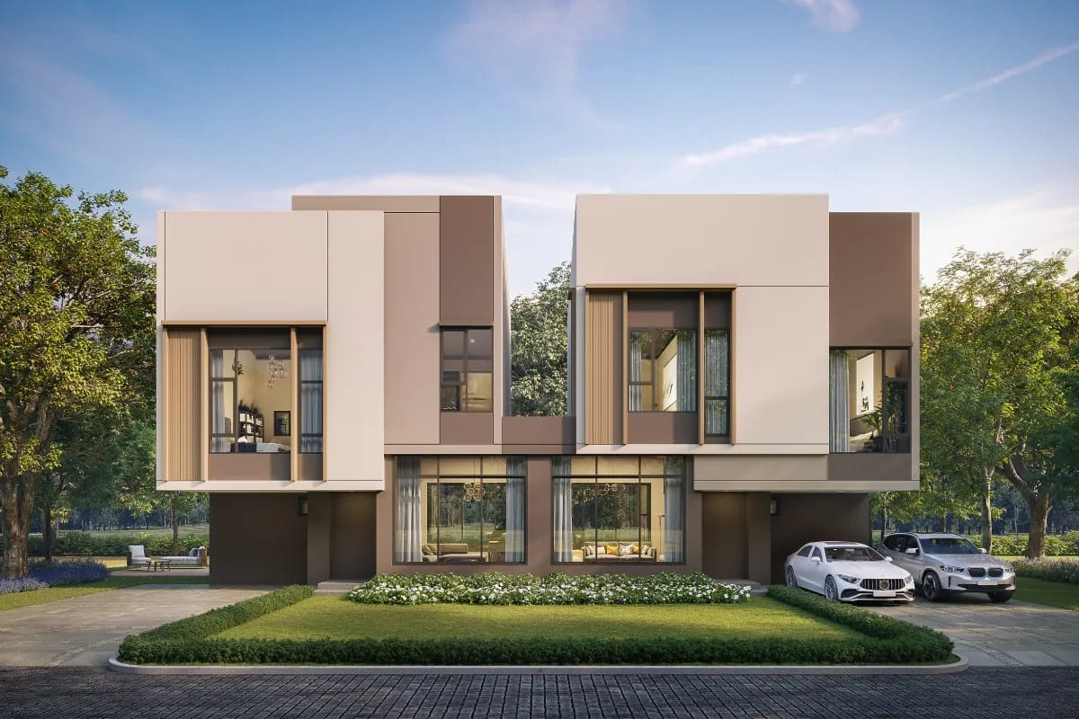 แบบบ้านแฝด 2 ชั้น Type NEELAM โครงการ บ้านกลางเมือง THE EDITION ประชาชื่น - งามวงศ์วาน