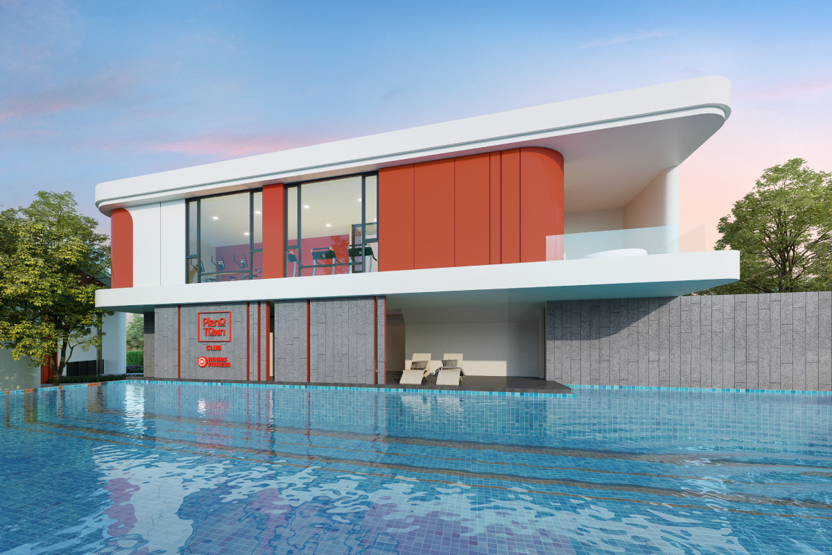 คลับเฮาส์ โครงการบ้านแฝด PLENO TOWN เวสต์เกต