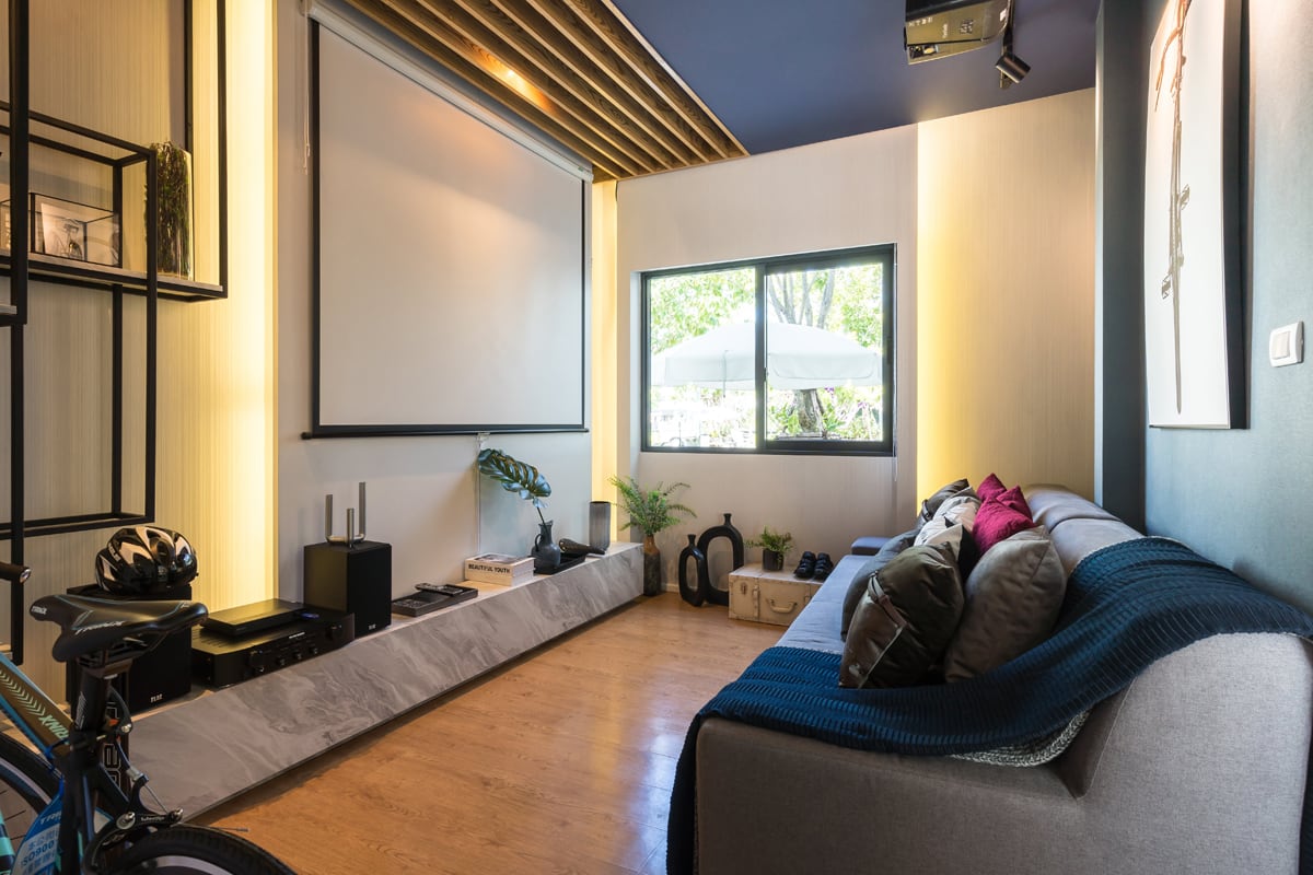 ห้องนั่งเล่น โครงการบ้านเดี่ยว CENTRO อ่อนนุช-สุวรรณภูมิ