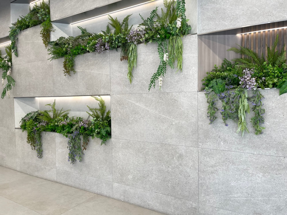 สวนแนวตั้งในผนัง