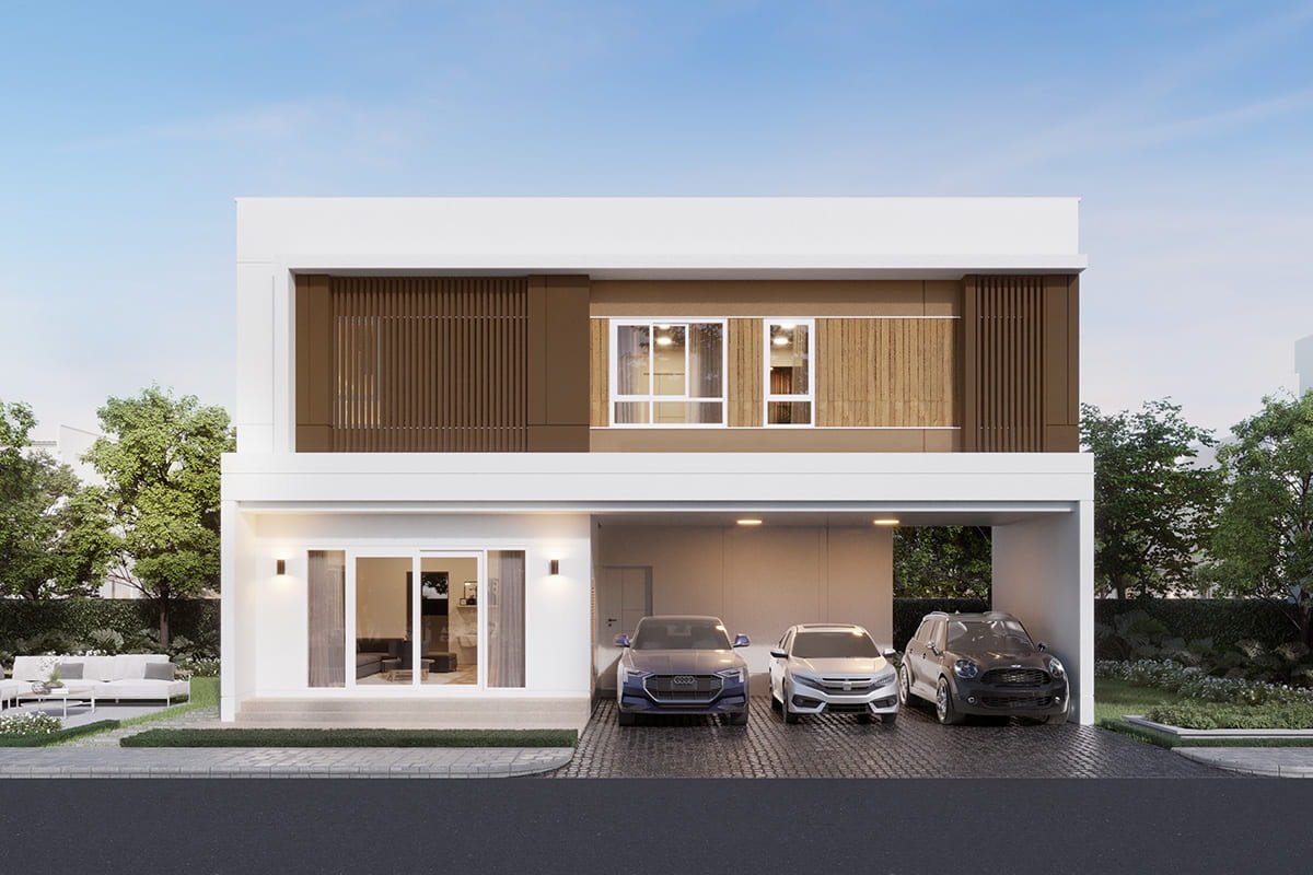 โครงการบ้านเดี่ยว MODEN บางนา - เทพารักษ์