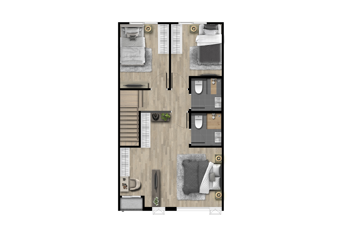 Type MERRY: Floor 2nd-Floor