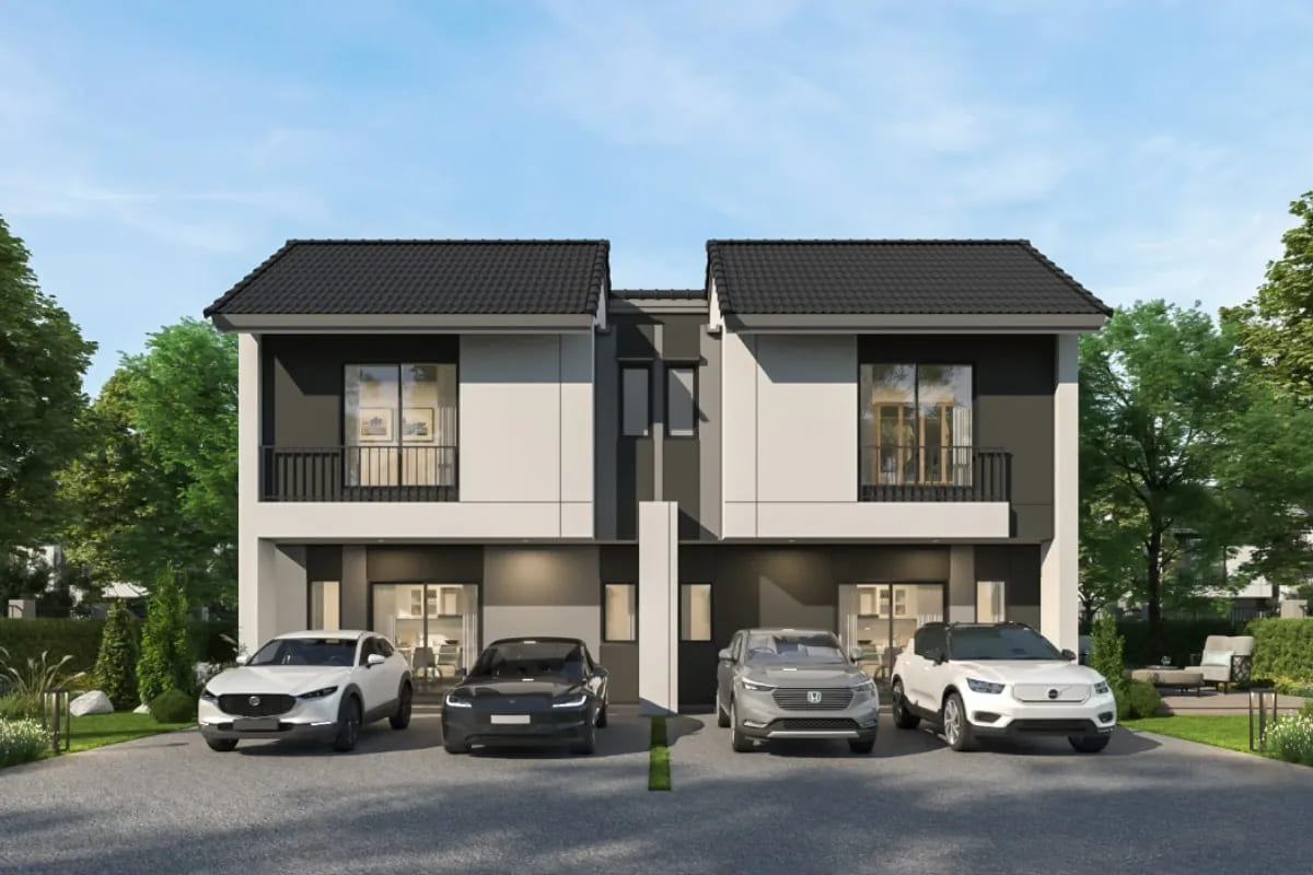 บ้านแฝดรังสิต โครงการ PLENO TOWN วงแหวน - รังสิต คลอง 7