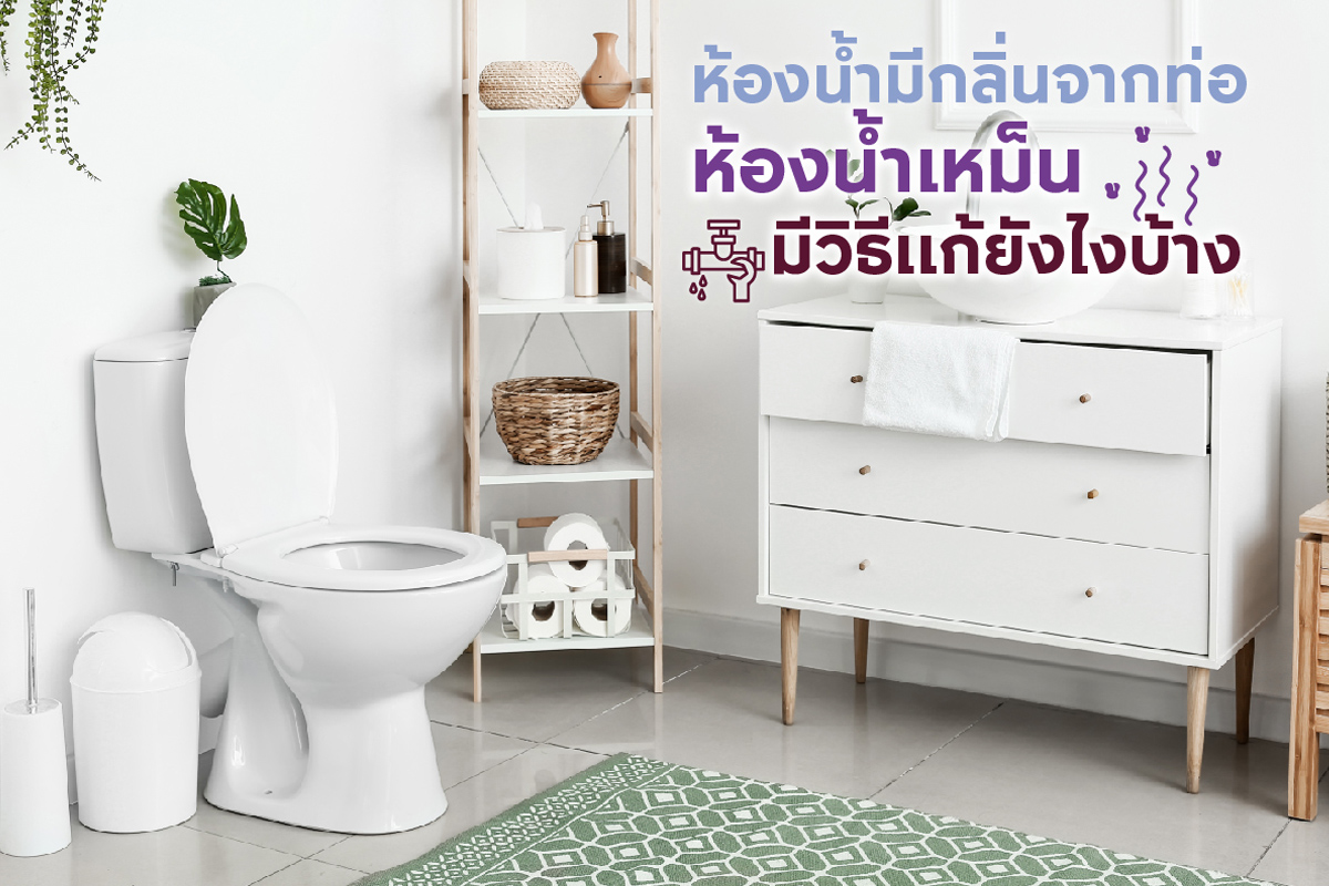 ห้องน้ำมีกลิ่นจากท่อ ห้องน้ำเหม็น มีวิธีแก้ยังไงบ้าง ?