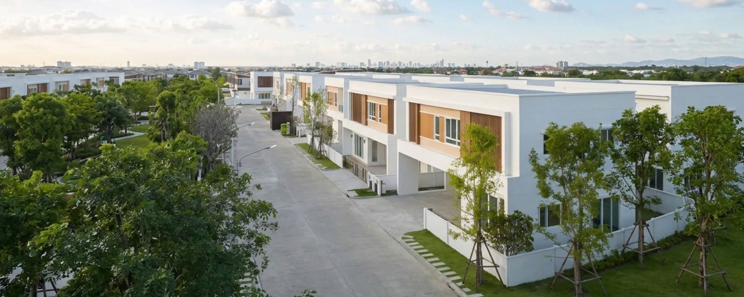 โครงการบ้านเดี่ยวมินิมอลสวย  ๆ