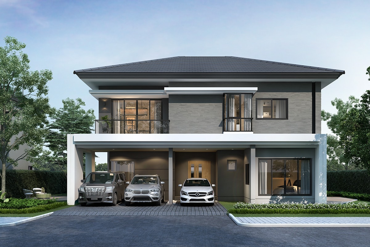 โครงการบ้านเดี่ยว 50 ตารางวา THE CITY รามอินทรา 3 แบบบ้าน INSCAPE