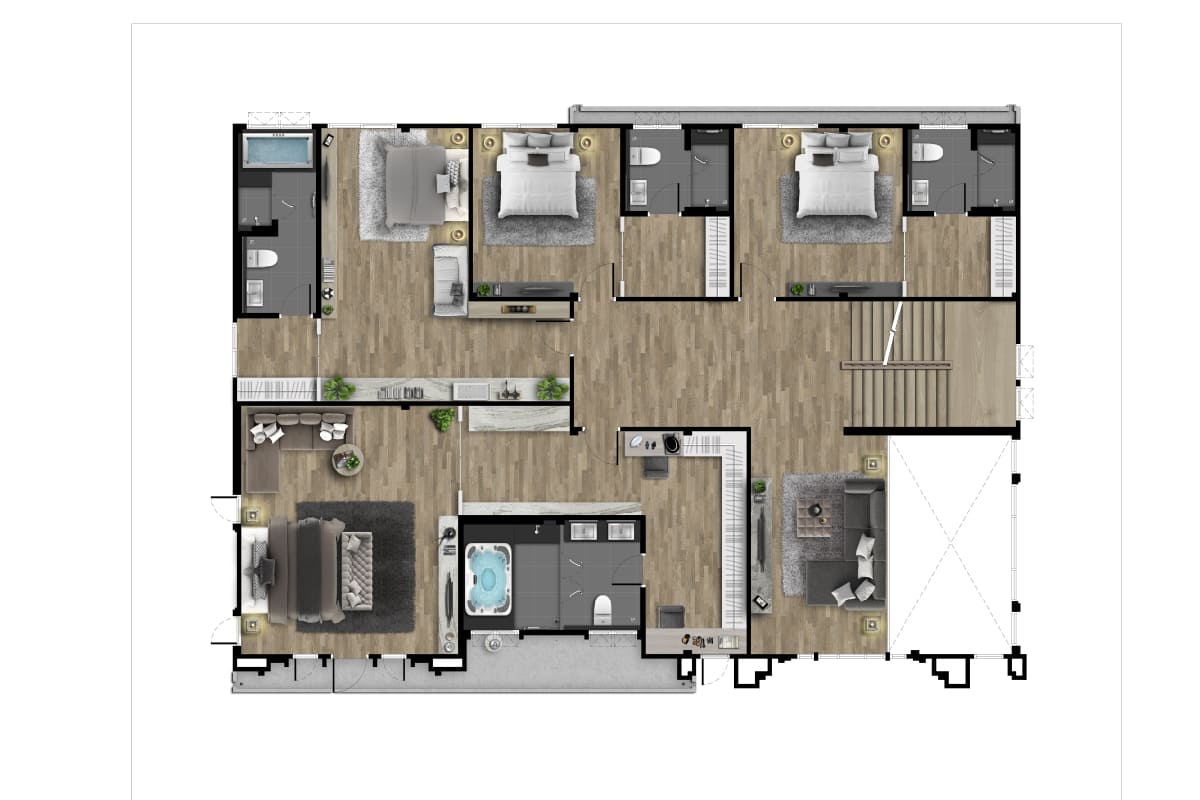 Type WALENTON: Floor 2nd Floor