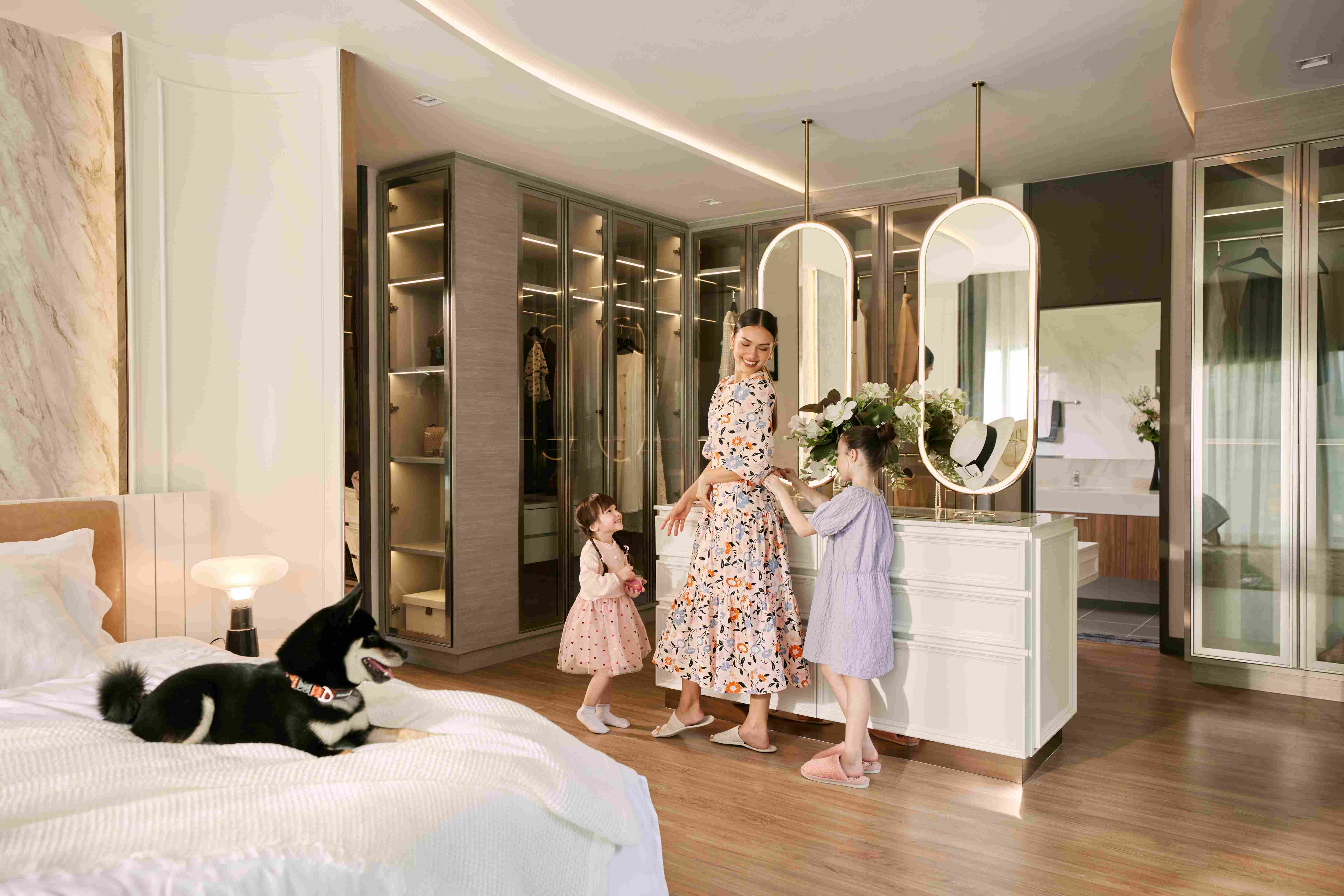 Master Bedroom ที่มาพร้อม Walk-in Closet