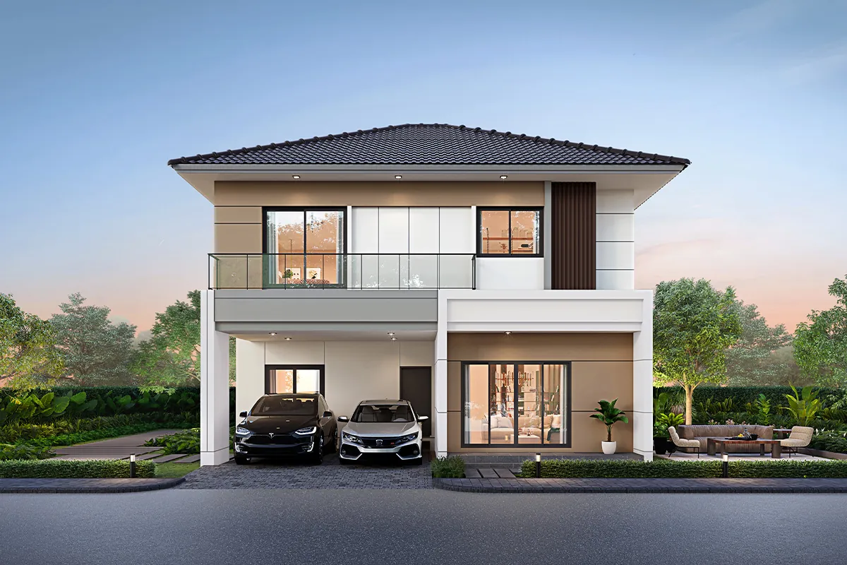 แบบบ้าน EDVARD โครงการ CENTRO รามอินทรา 2
