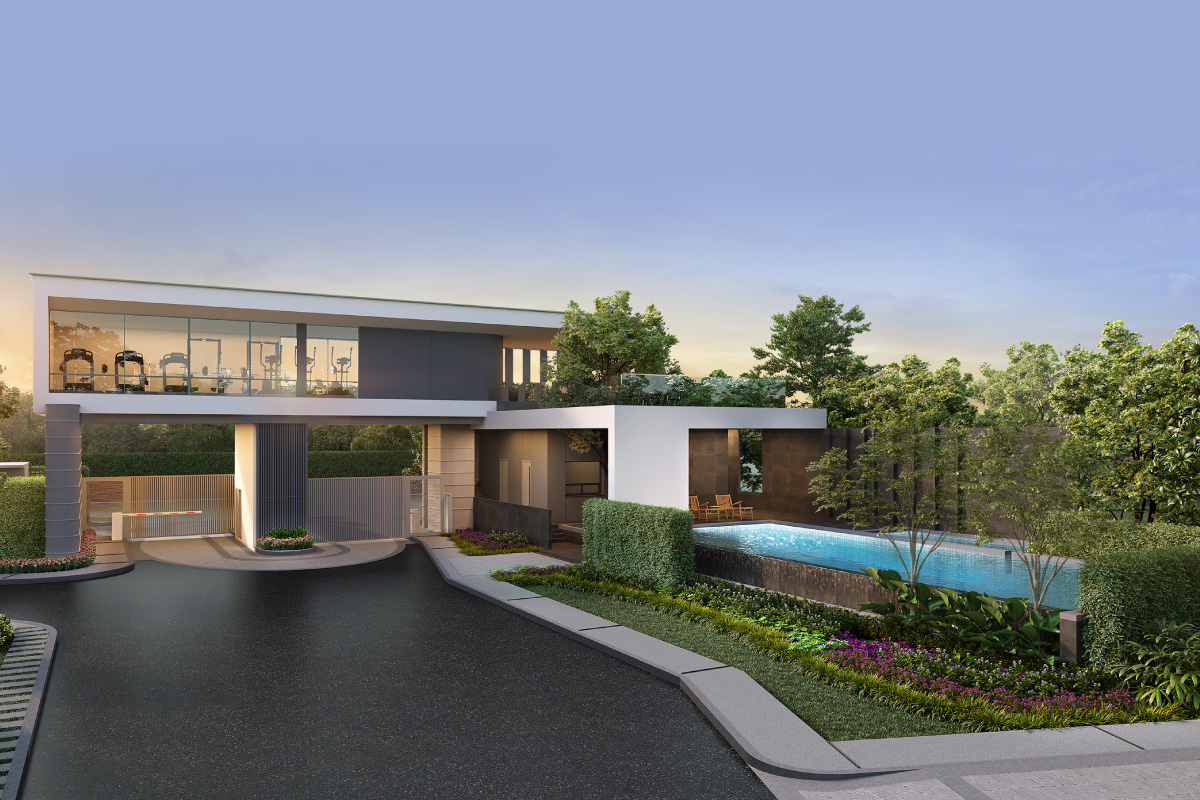 คลับเฮาส์ โครงการบ้านแฝด GRANDE PLENO รามอินทรา-บางชันสเตชั่น