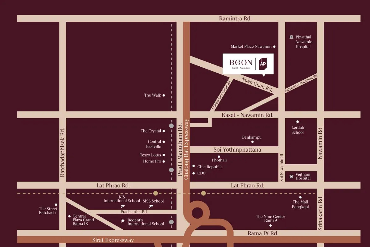22_homestory-house-ramintra.jpg แผนที่การเดินทางและสิ่งอำนวยความสะดวกรอบโครงการ BEON เกษตร - นวมินทร์
