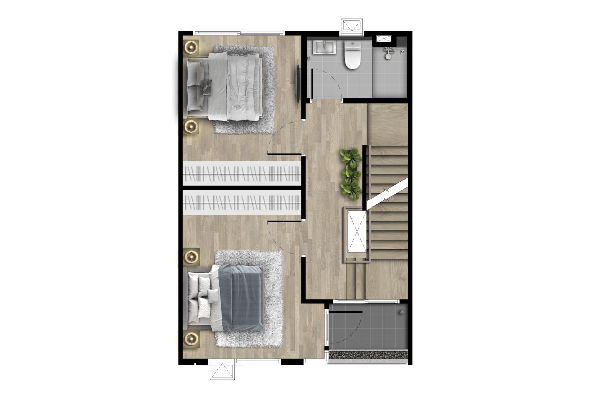 TYPE TULLIA: Floor 	2nd Floor