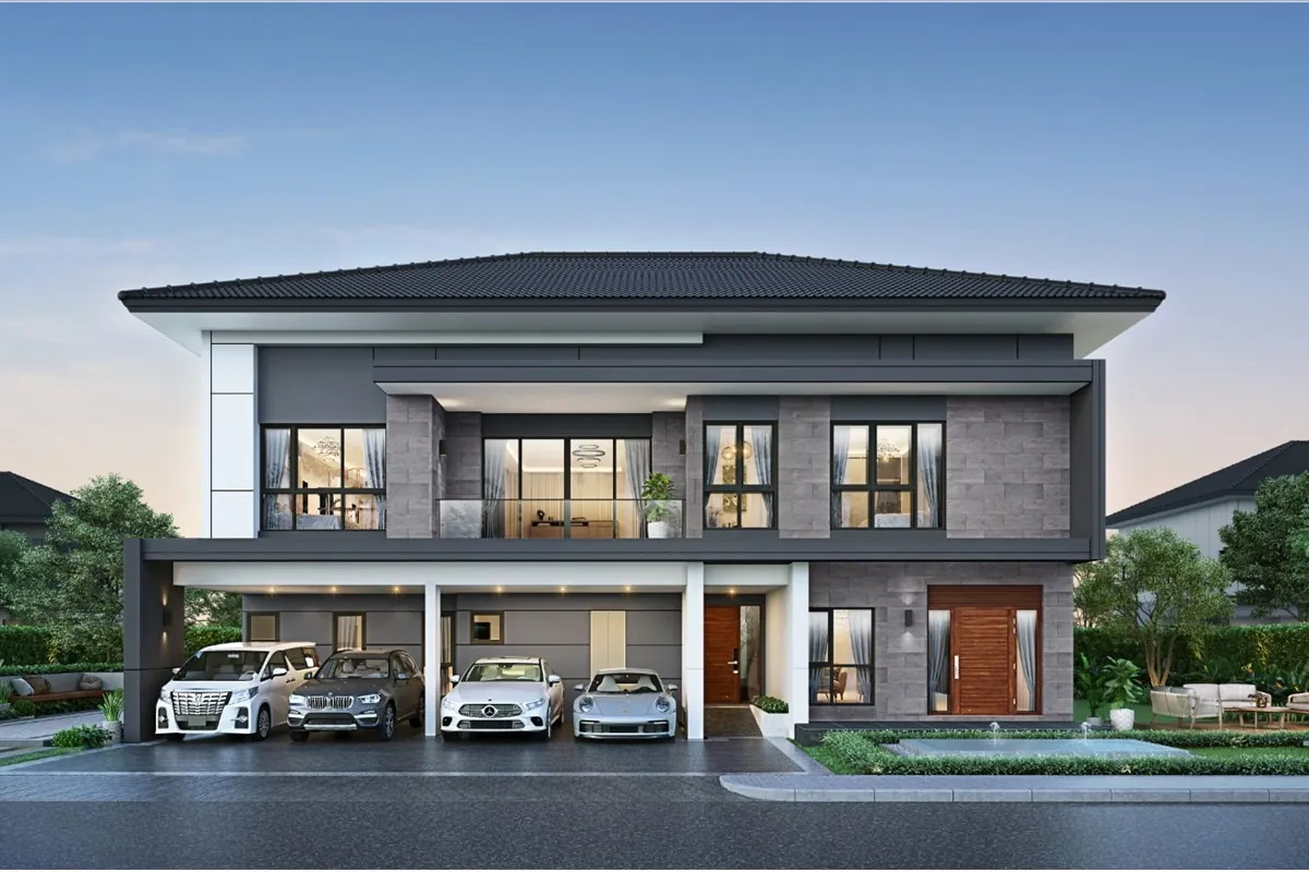 บ้านเดี่ยวทวีวัฒนา-บรมฯ โครงการ THE CITY ทวีวัฒนา