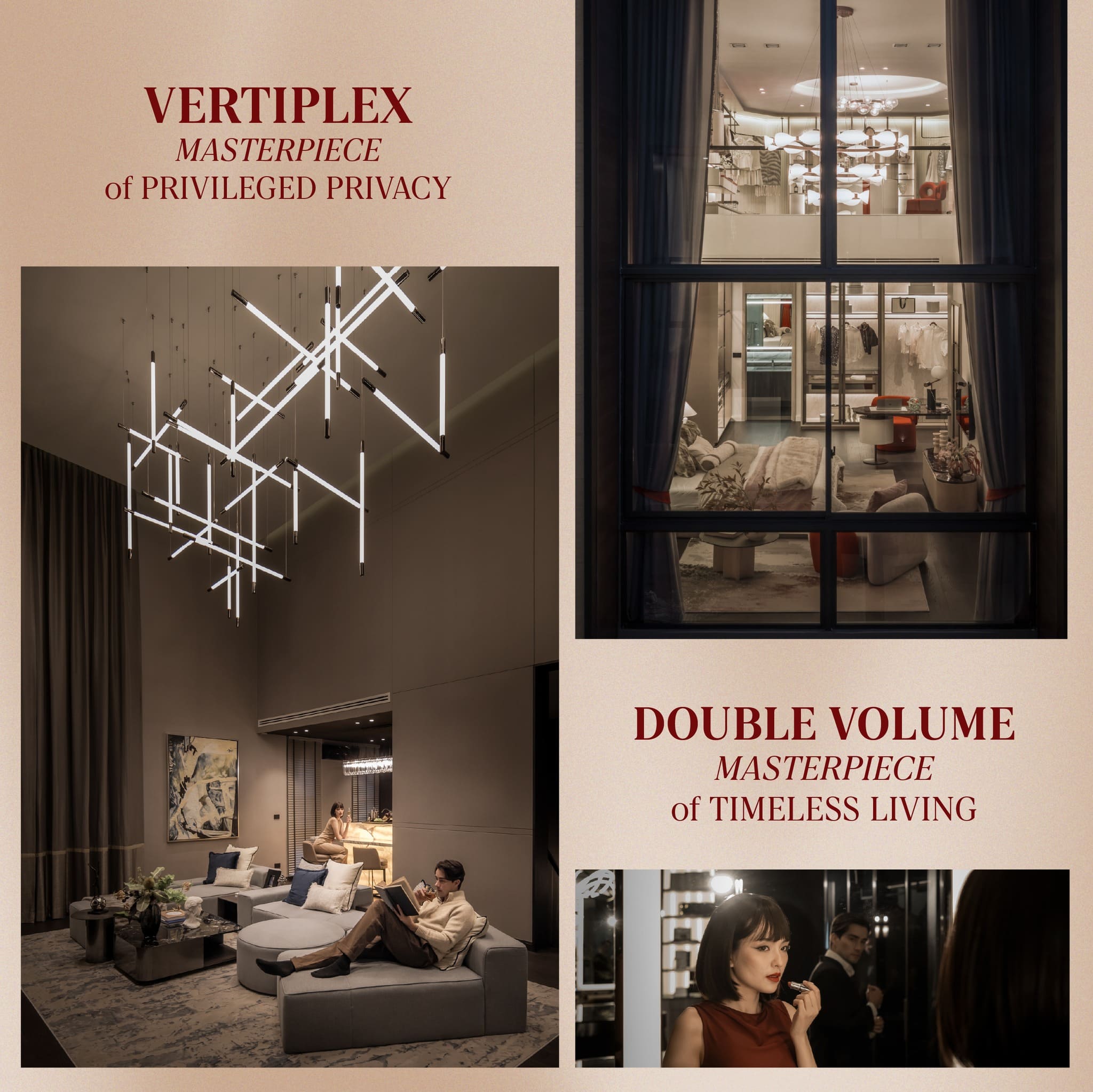 ห้องนอน Master Bedroom โครงการ BEON เกษตร - นวมินทร์