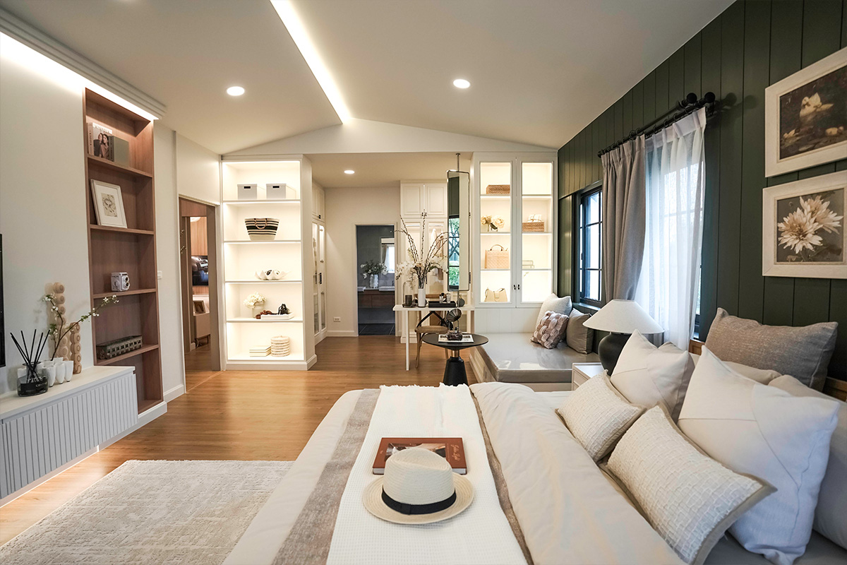 ห้องนอน บ้านเดี่ยว CENTRO วัชรพล 2
