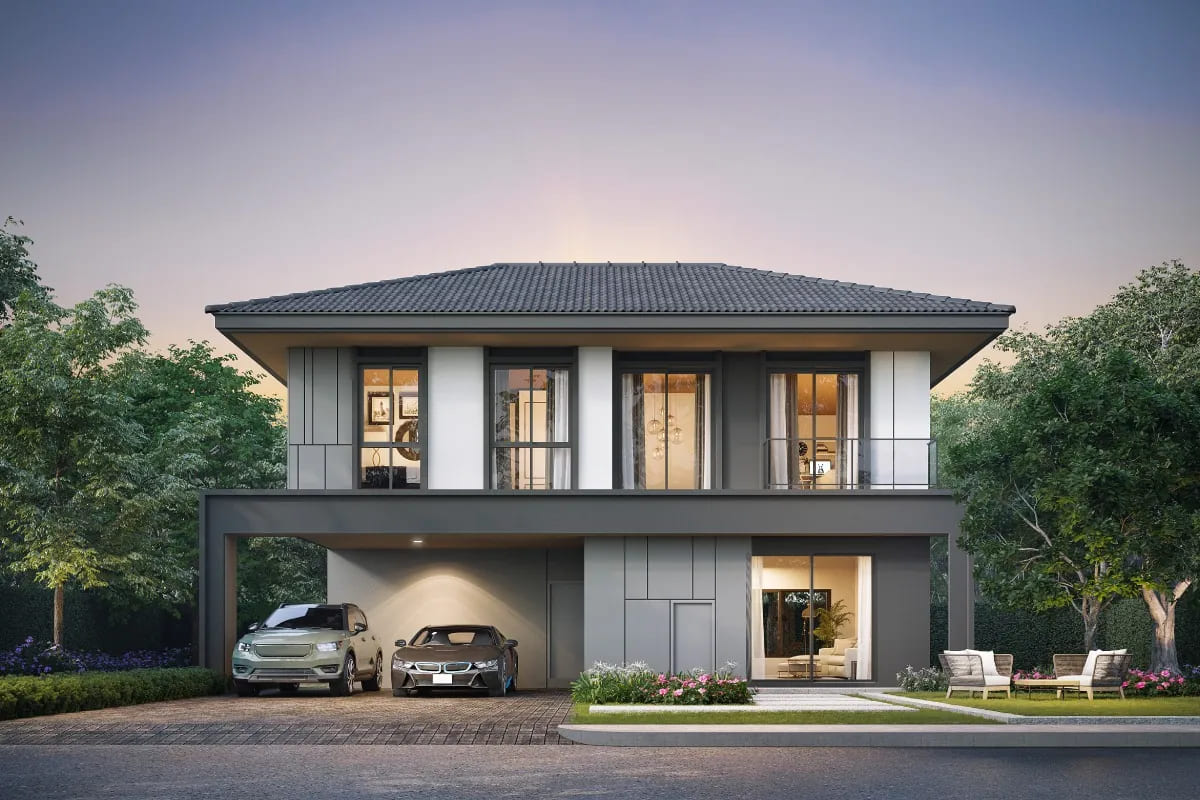 แบบบ้าน EMMA ในโครงการอภิทาวน์ ระยอง 2