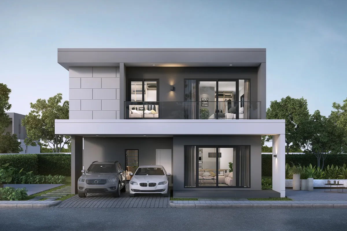 แบบบ้าน INIZIO โครงการ CENTRO พระราม 9 - มอเตอร์เวย์ 2