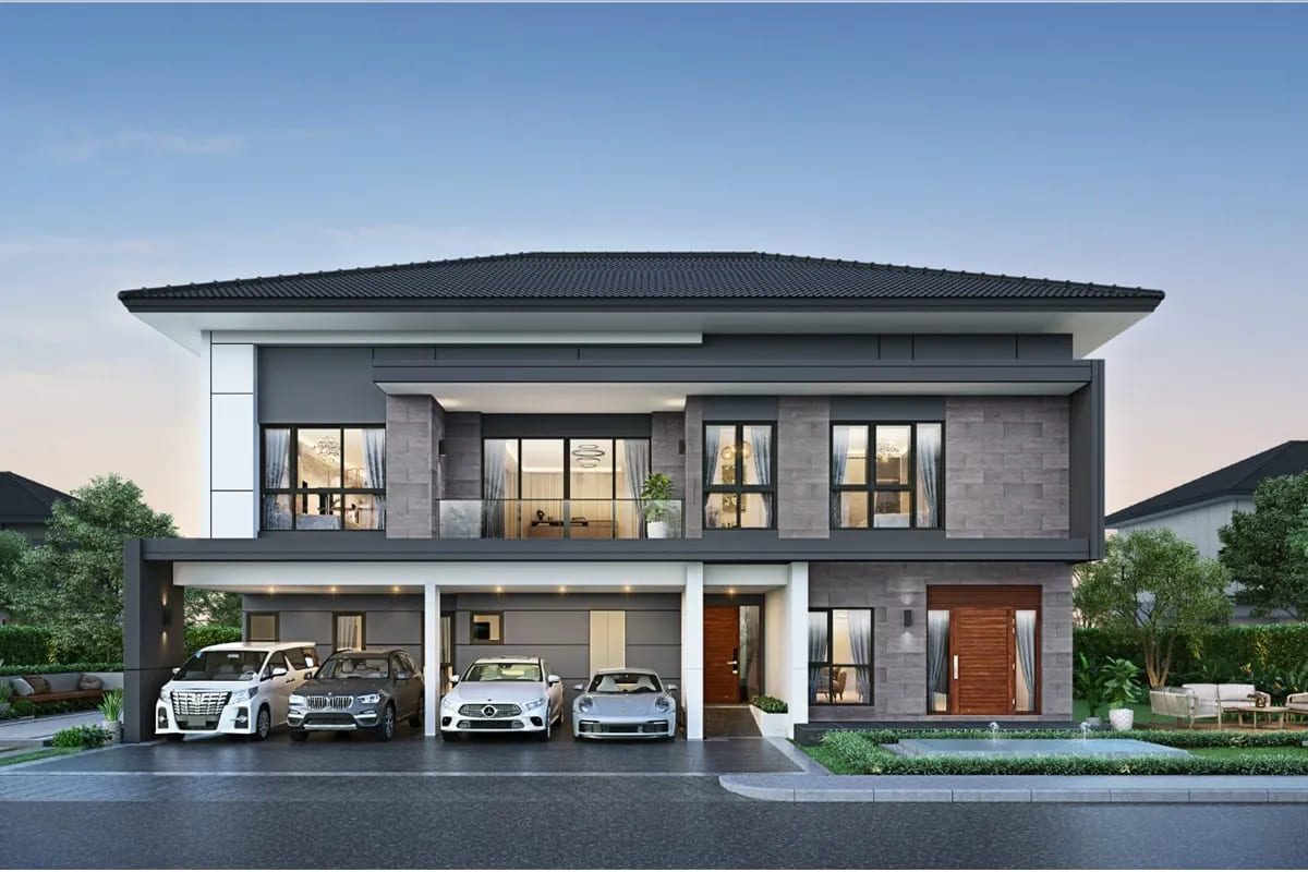 บ้านเดี่ยวจรัญ-ปิ่นเกล้า โครงการ THE CITY ทวีวัฒนา