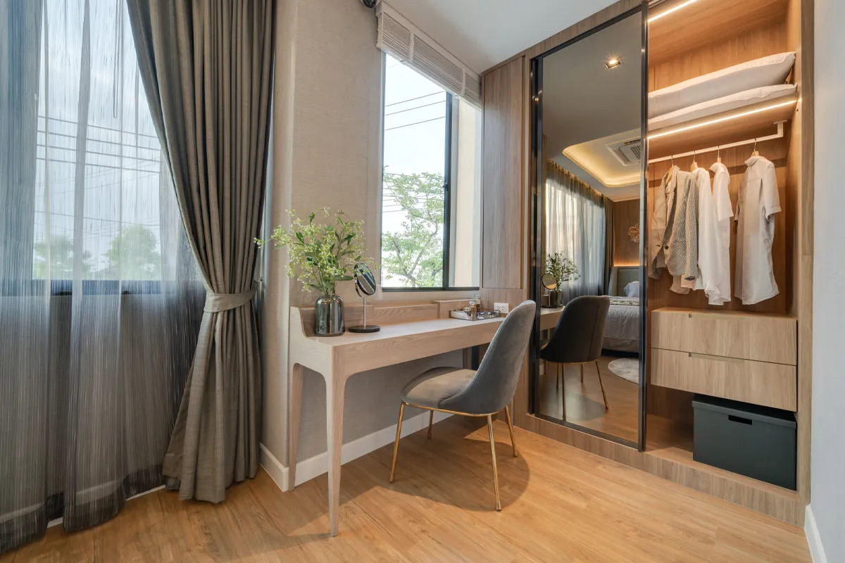 08_homestory-townhome-suksawat.jpg มุมแต่งตัว โครงการ PLENO สุขสวัสดิ์ - ประชาอุทิศ 60