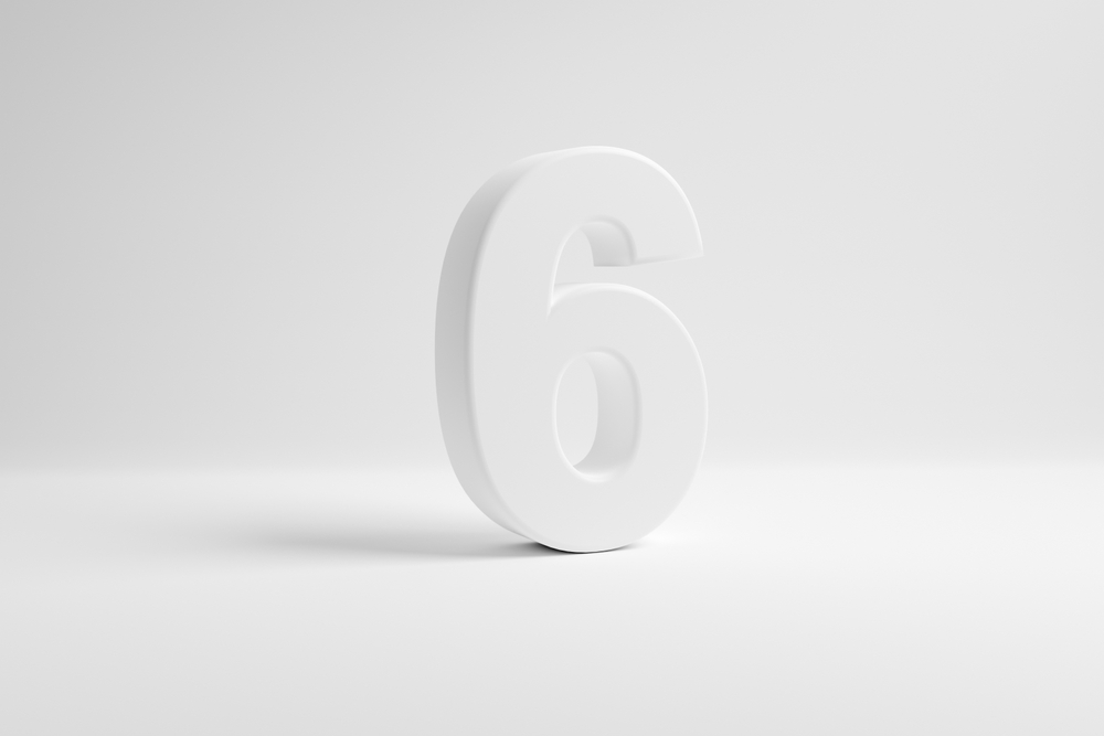 ผลรวมบ้านเลขที่เท่ากับ 6