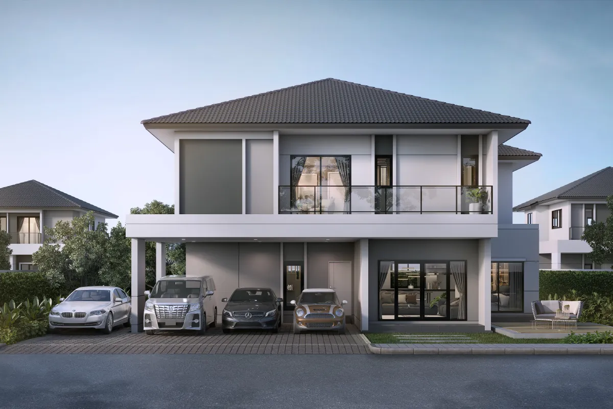 แบบบ้าน LOMA SPACE โครงการ CENTRO บางบอน