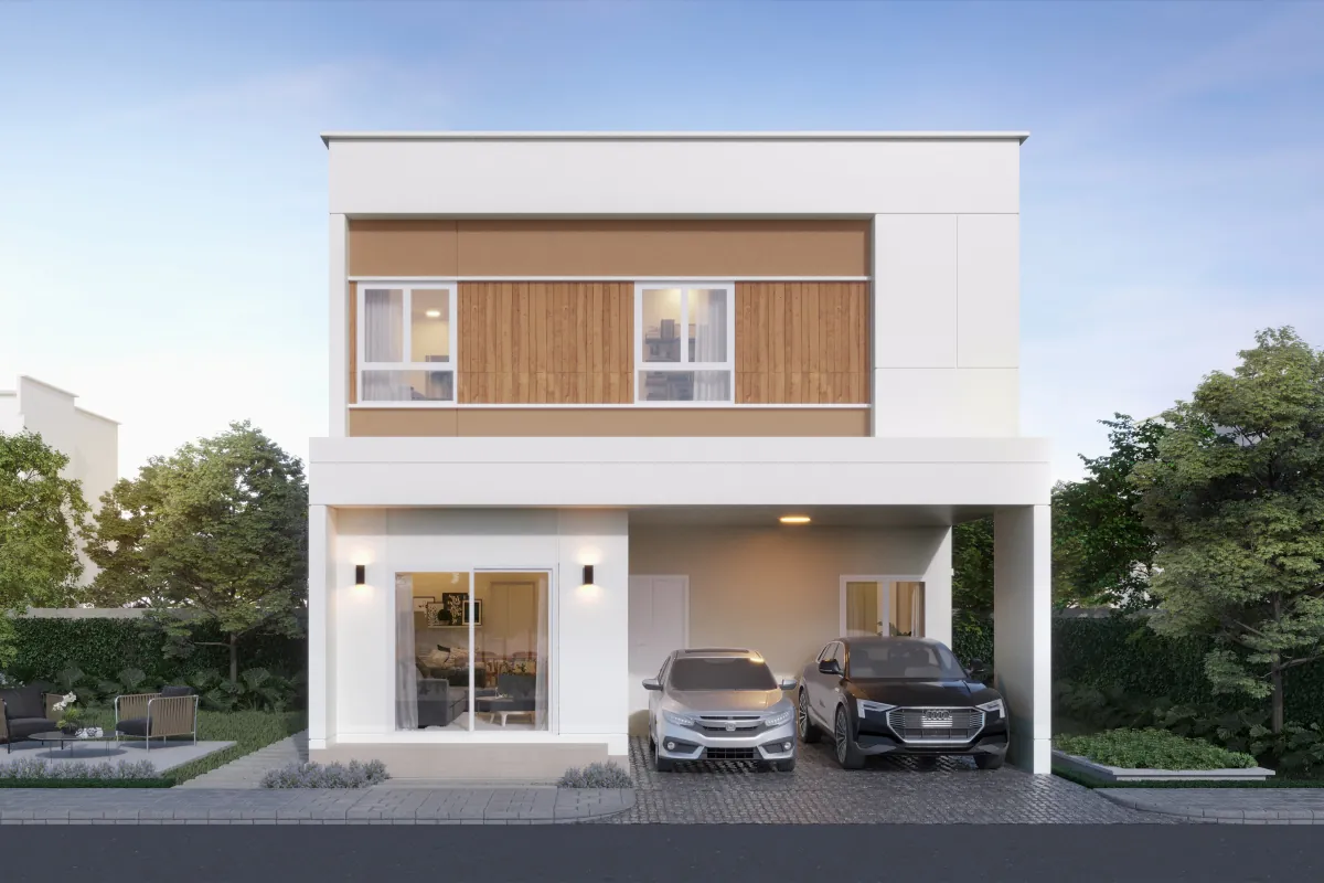 แบบบ้าน BEA โครงการ MODEN บางนา - ศรีนครินทร์