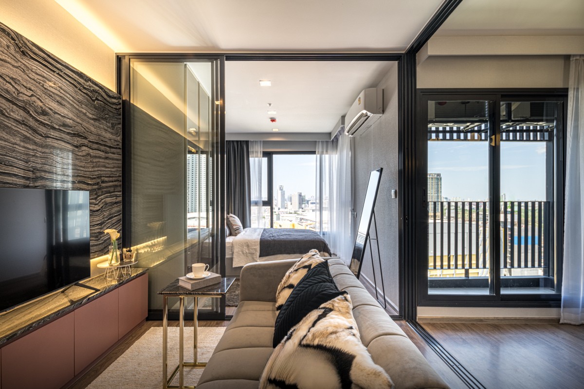 AP Welcome Home – Life Ladprao Valley -4.jpg จุดเด่นของแปลนห้องคือ การแยกสัดส่วนพื้นที่ใช้สอยอย่างชัดเจน