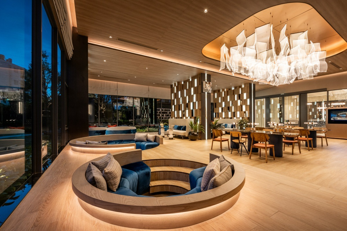 มุม Co-Working Space นั่งทำงาน พักผ่อน โครงการ LIFE พระราม 4-อโศก