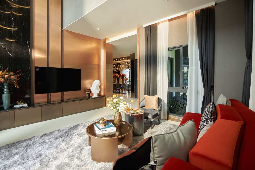 ห้องนั่งเล่น THE CITY สาทร-สุขสวัสดิ์ 3