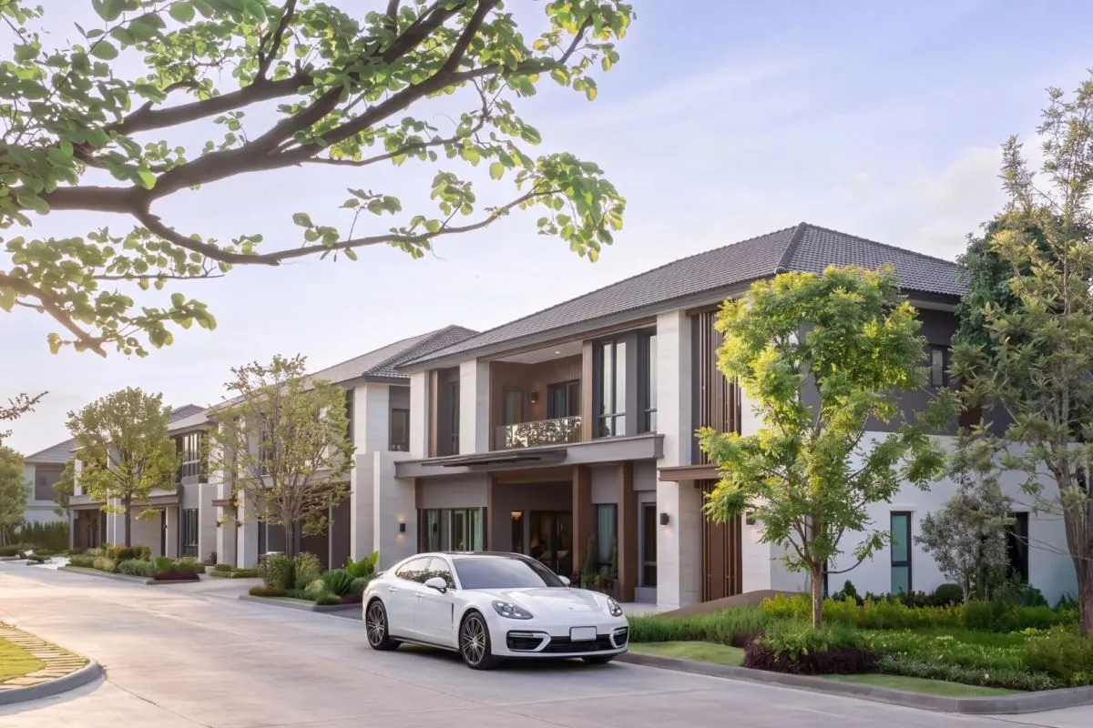 บรรยากาศสังคมบ้านเดี่ยวย่านบางบาน-กัลปพฤกษ์ โครงการ THE CITY เพชรเกษม - บางบอน