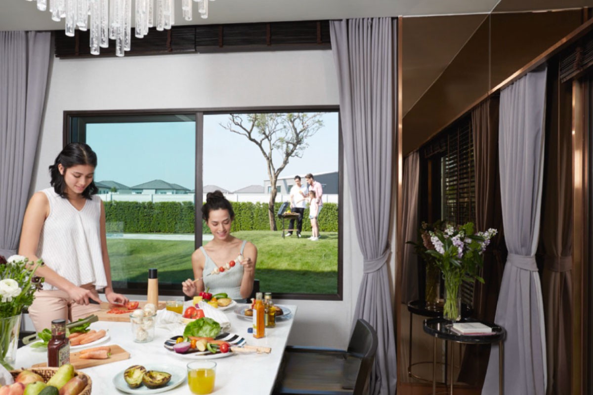 การออกแบบ Layout สวยงามที่บ้านเดี่ยว ap