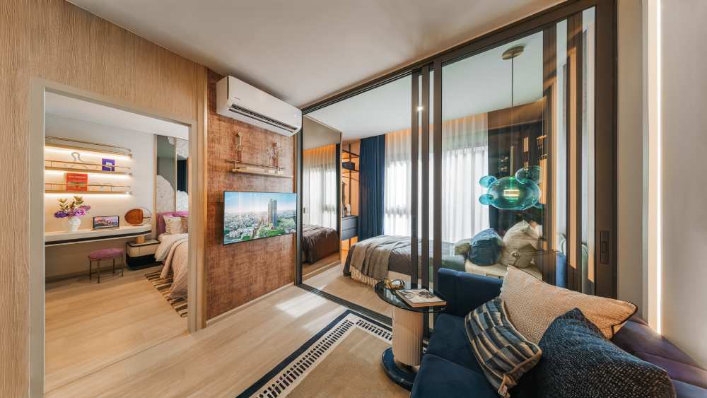 การออกแบบห้อง โครงการ LIFE อุดมสุข สเตชั่น