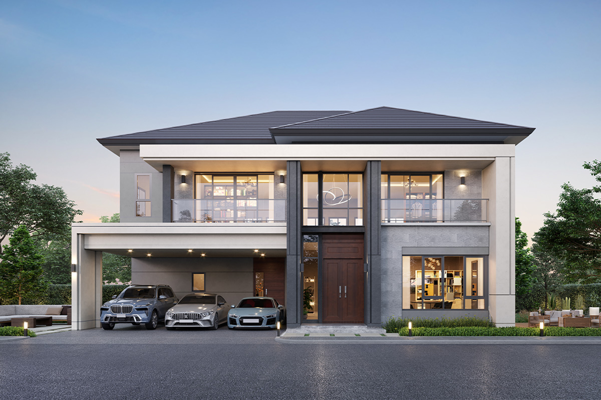 โครงการบ้านเดี่ยว 50 ตารางวา THE CITY ติวานนท์ - งามวงศ์วาน 2 แบบบ้าน VENUST