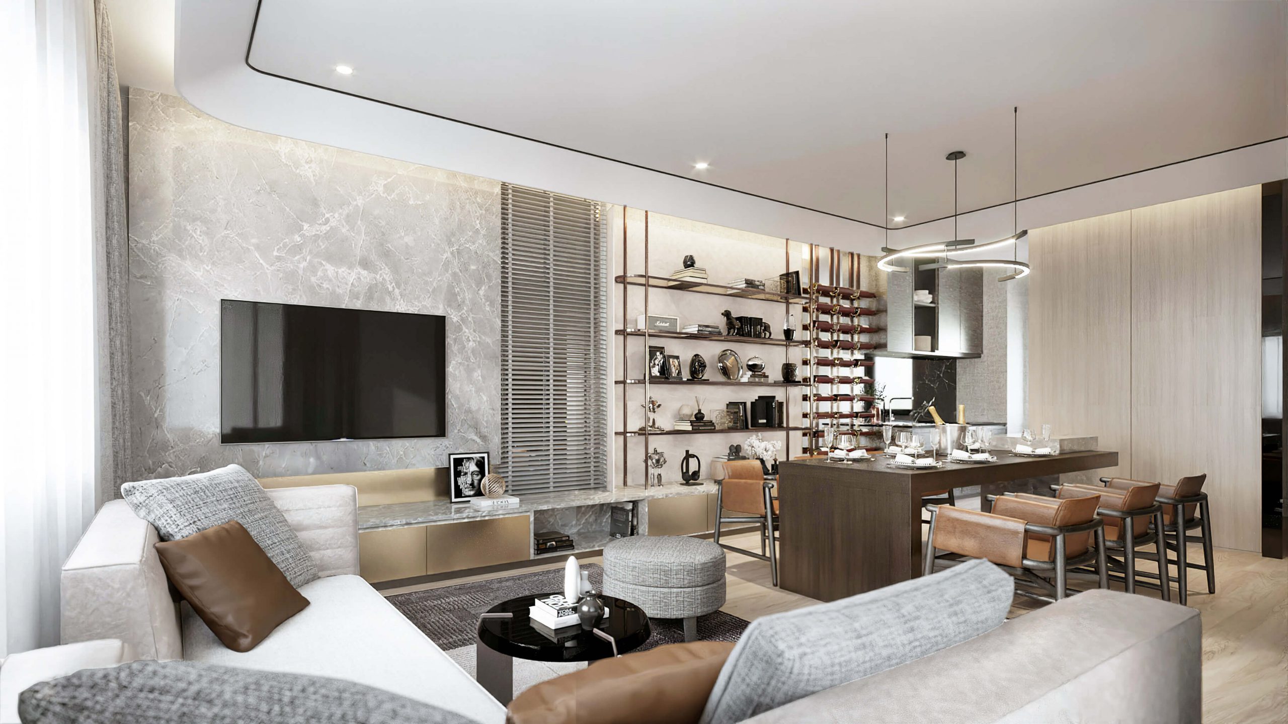 พื้นที่ Common Area ในทาวน์โฮมโครงการ บ้านกลางเมือง พหลโยธิน - วิภาวดี