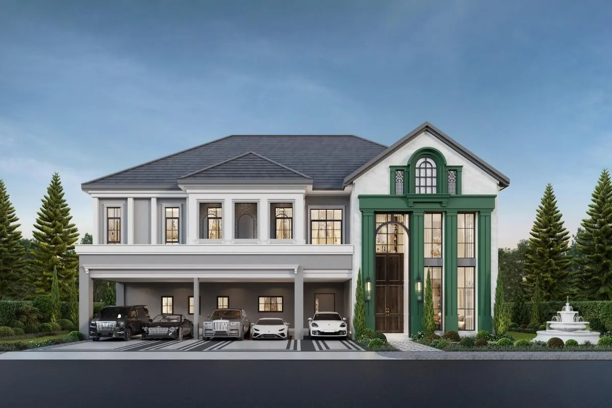 แบบบ้าน VALARI โครงการ THE PALAZZO ปิ่นเกล้า - บรมฯ