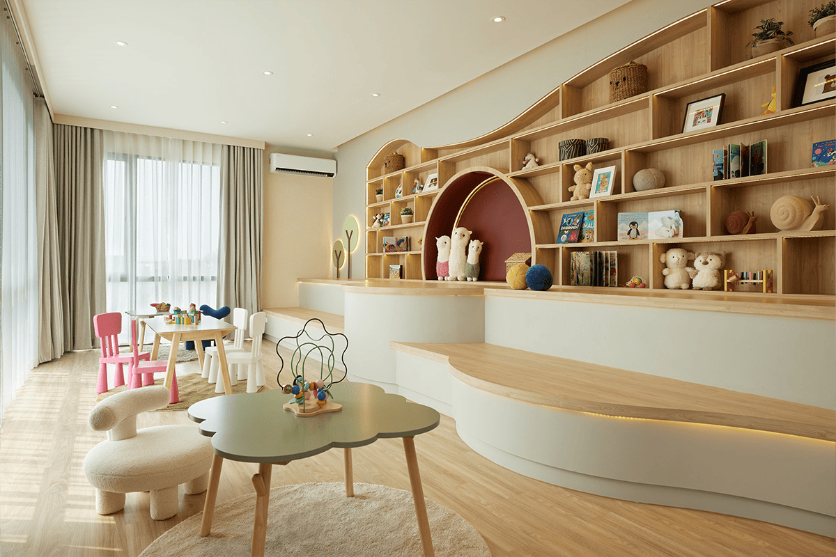 Kid room พื้นที่ส่วนกลางสำหรับสมาชิกวัยเด็ก