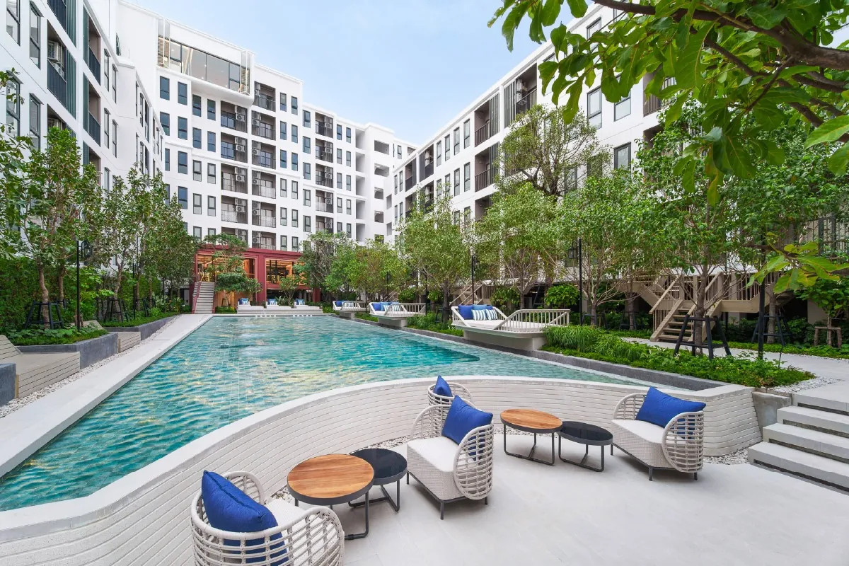 คอนโด Low Rise ใกล้รถไฟฟ้า โครงการ ASPIRE อิสรภาพ สเตชั่น