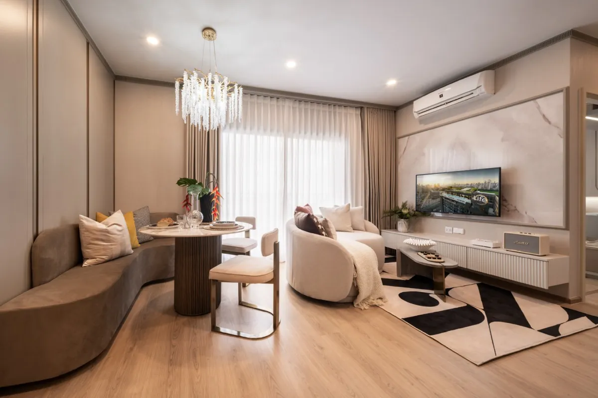 ห้องบนคอนโด LIFE พระราม 4 - อโศก