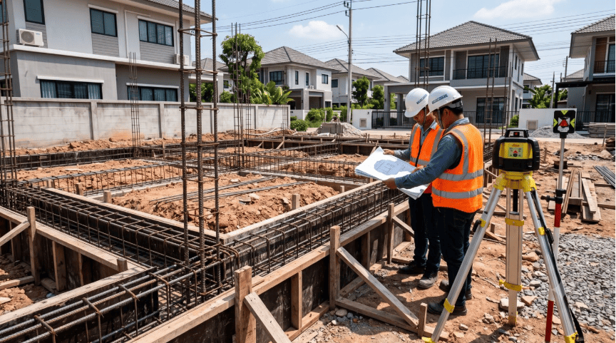 วิศวกรโครงการตรวจสอบโครงสร้างและฐานรากบ้านตามมาตรฐาน AP CODE