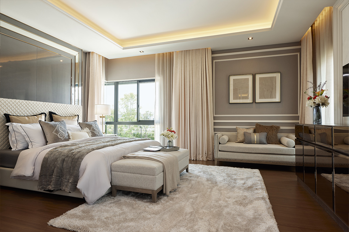 ห้องนอนบ้านเดี่ยว THE CITY สุขุมวิท-อ่อนนุช 2