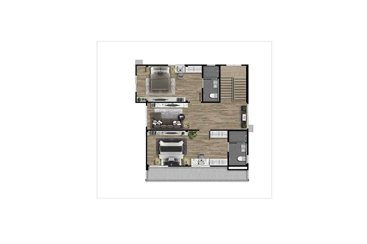 Type BEA: Floor 2nd Floor