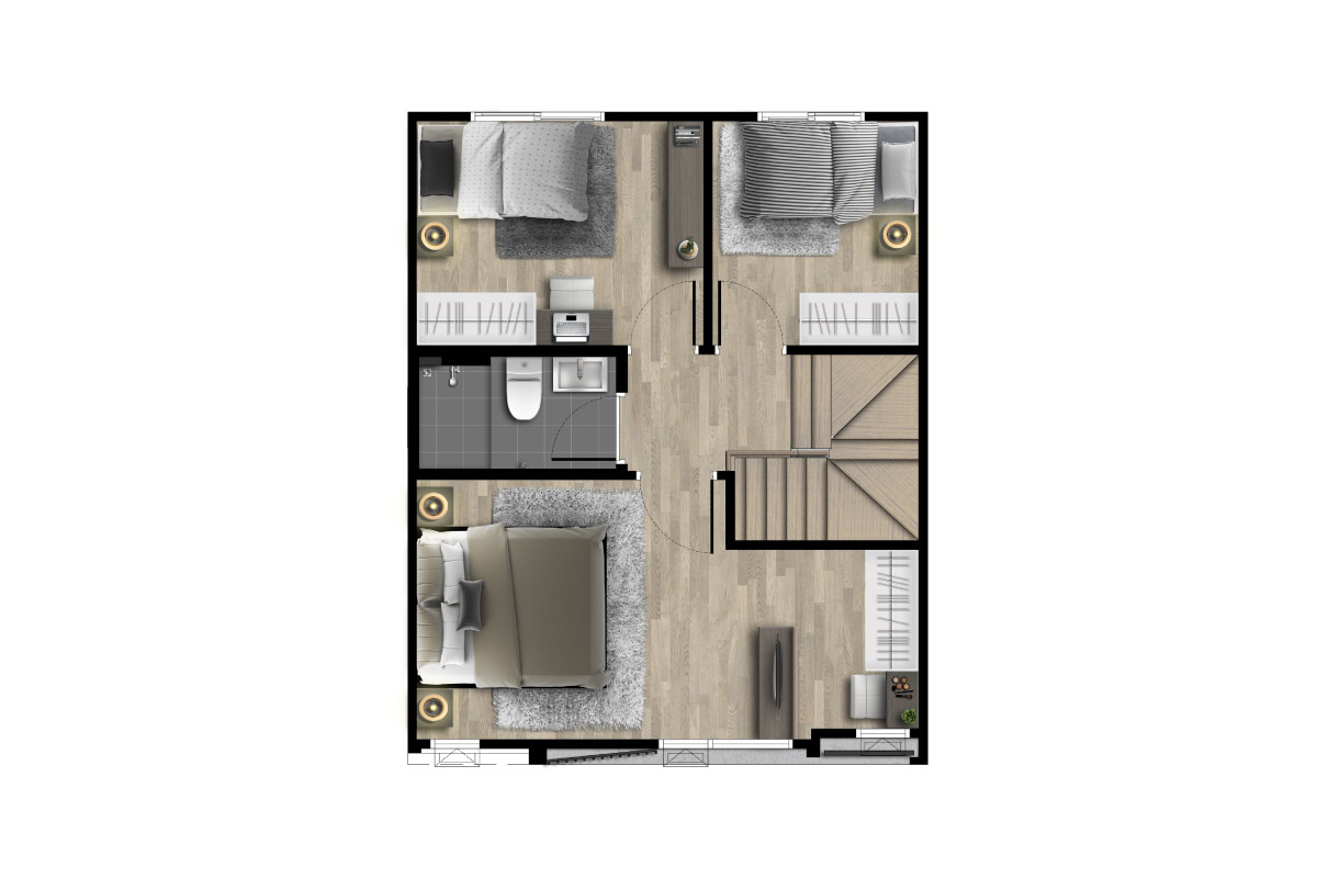 Type DAVIN: Floor 2nd-Floor