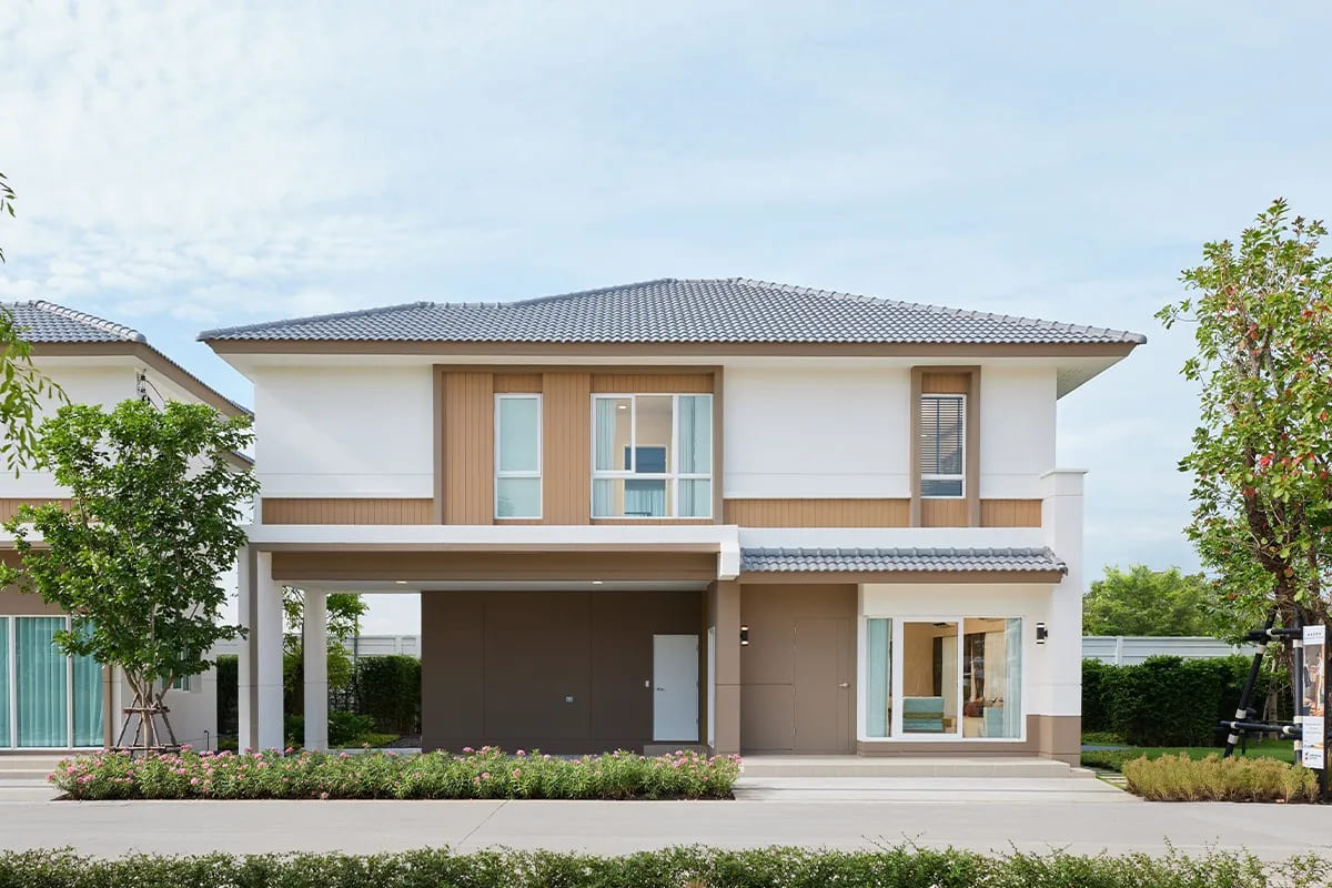 บ้านเดี่ยวราคาไม่เกิน 10 ล้าน ทำเลพระราม 2 โครงการ MODEN ประชาอุทิศ 90