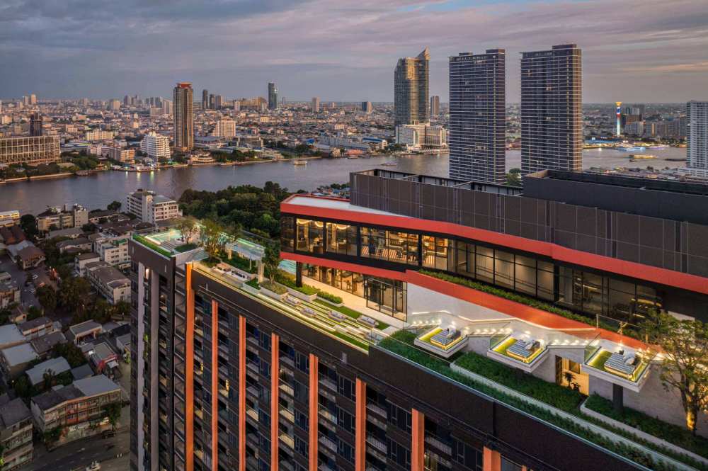 บรรยากาศคอนโด LIFE เจริญนคร - สาทร
