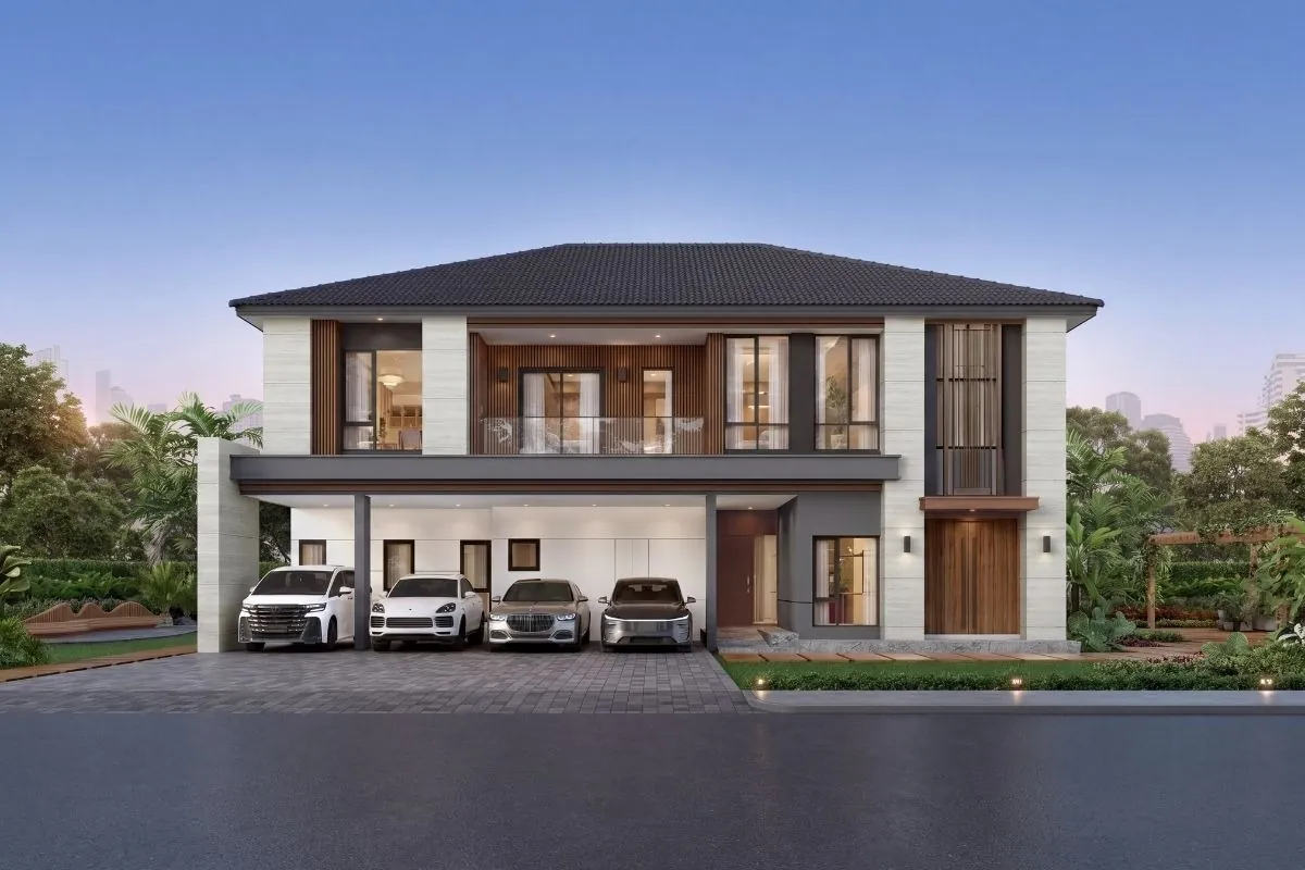 แบบบ้าน SIERRA โครงการ THE CITY เพชรเกษม - บางบอน