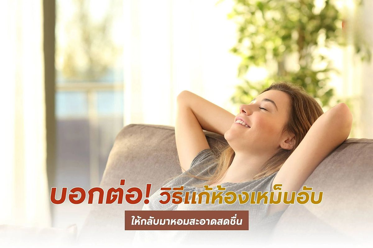 บอกต่อ! วิธีแก้ห้องเหม็นอับ ให้กลับมาหอมสะอาดสดชื่น