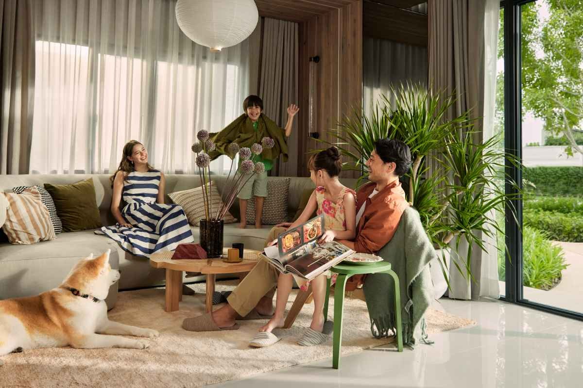 ห้องนั่งเล่น โครงการบ้านเดี่ยว CENTRO วิภาวดี-รังสิต