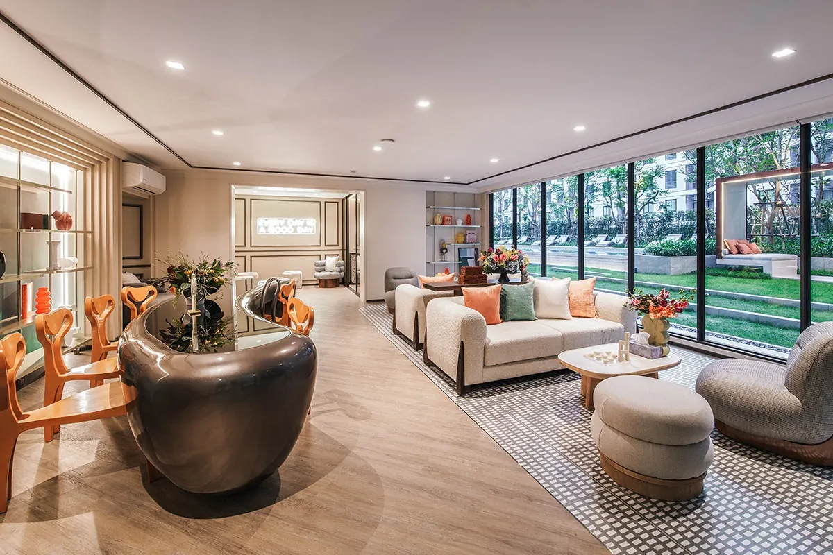 ส่วนกลางภายในคอนโด Low Rise โครงการ GOOD DAY สุขุมวิท 93