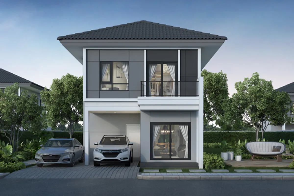 แบบบ้าน ALEXIA โครงการ CENTRO ติวานนท์ - ศรีสมาน