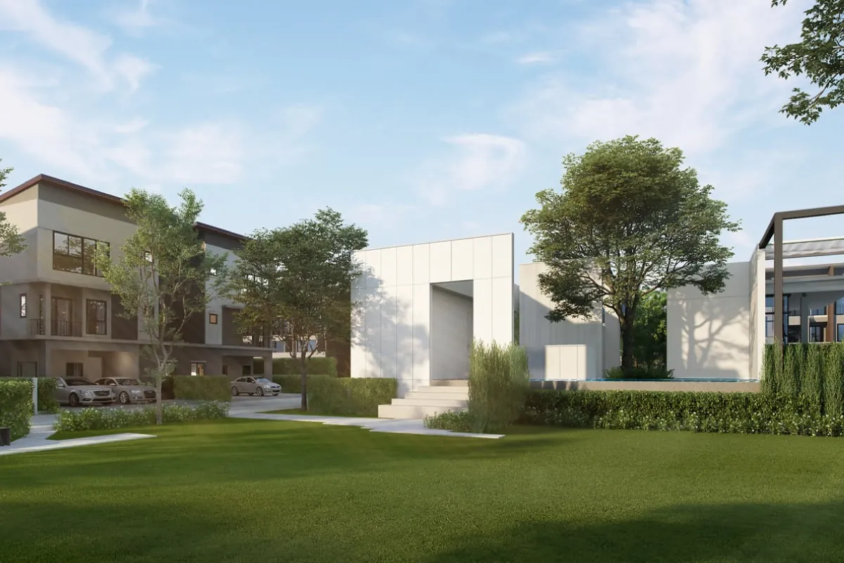สังคมบ้านแฝดคุณภาพย่านรามอินทรา โครงการ บ้านกลางเมือง รามอินทรา 83 สเตชั่น